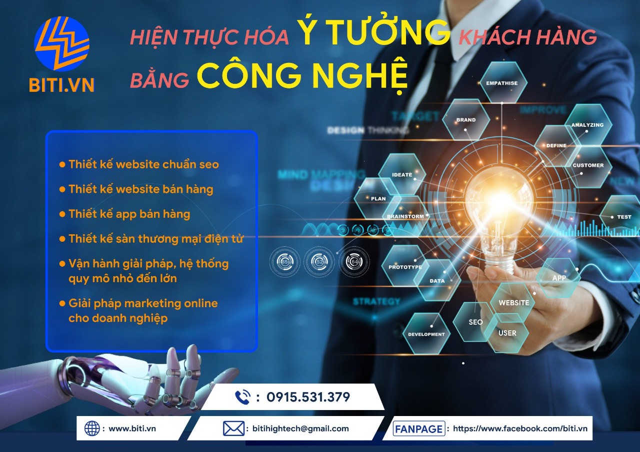 BITI, đơn vị thiết kế website & truyền thông uy tín